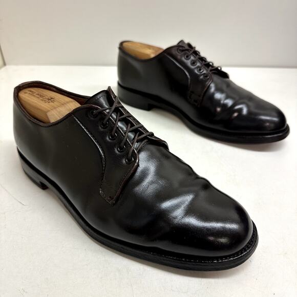 NEW HEELS Alden x Brooks Brothers A765 Shell Cordovan Bluchers EXCELLENT 8.5 - Picture 5 of 13